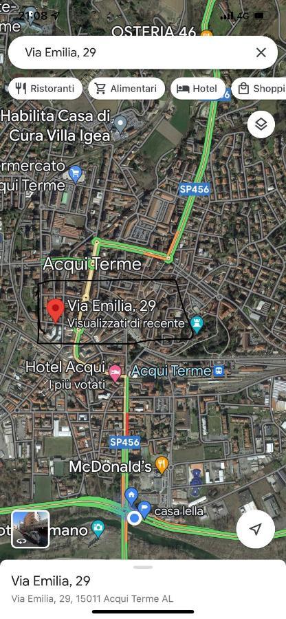 Appartamento Lella Zona Terme Centro E Vicino Habilita-Villa Igea Acqui Terme Eksteriør bilde